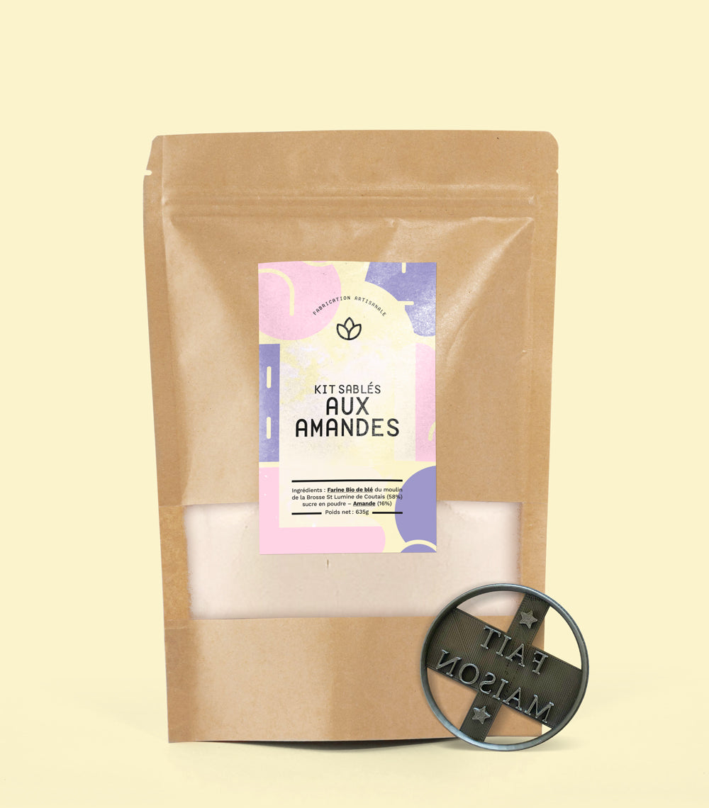 KIT SABLES AUX AMANDES AVEC EMPORTE PIECE