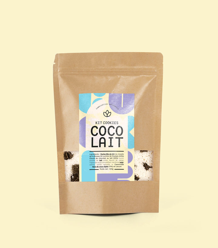 KIT COOKIES COCO LAIT